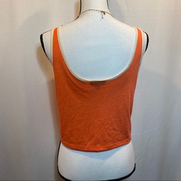 TopShop Croped Tank w/ Trim & Swoop Neckline - Picture 3 of 12